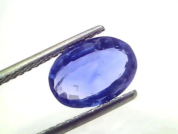 3.02 Ct Certified Unheated Untreated Natural Ceylon Blue Sapphire Gems