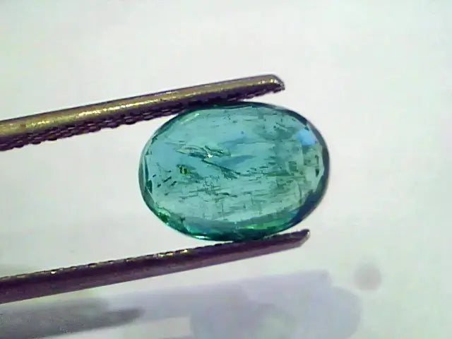 3.02 Ct Untreated Natural Zambian Emerald Gemstone Panna