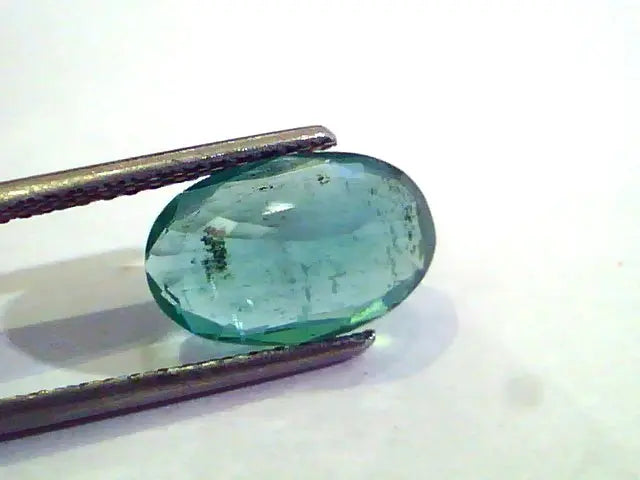3.01 Ct Untreated Natural Zambian Emerald Gemstone Panna stone