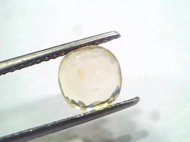 3.04 Ct Unheated Untreated Natural Ceylon Yellow Sapphire Gems