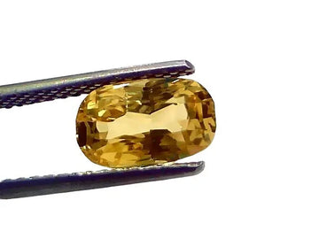3.02 Ct IGI Certified Unheated Untreated Natural Ceylon Yellow Sapphire AAA - Venus Gems