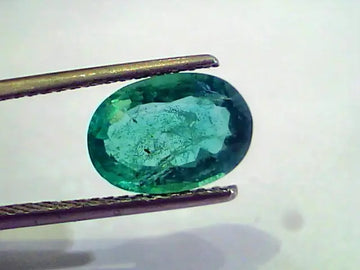 3.04 Ct Untreated Natural Zambian Emerald Gemstone Panna