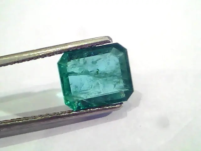 3.10 Ct Untreated Natural Zambian Emerald Gemstone Panna AAA