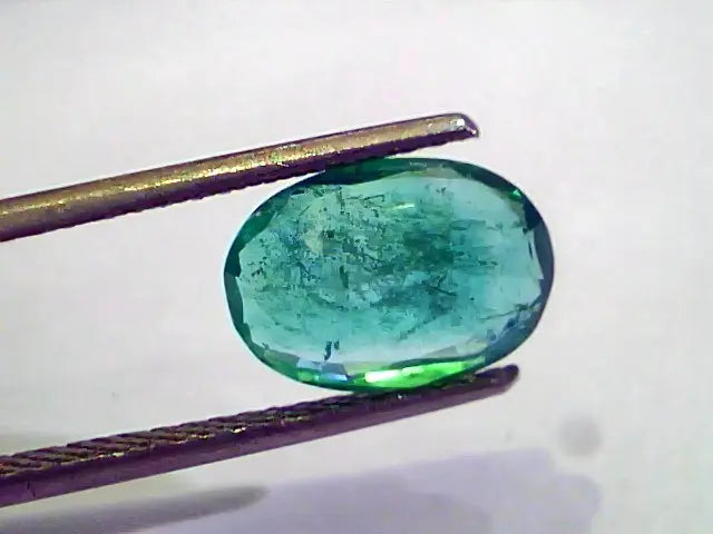 3.04 Ct Untreated Natural Zambian Emerald Gemstone Panna