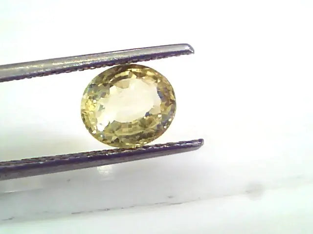 3.04 Ct 5 Ratti Unheated Untreated Natural Srilankan Yellow Sapphire