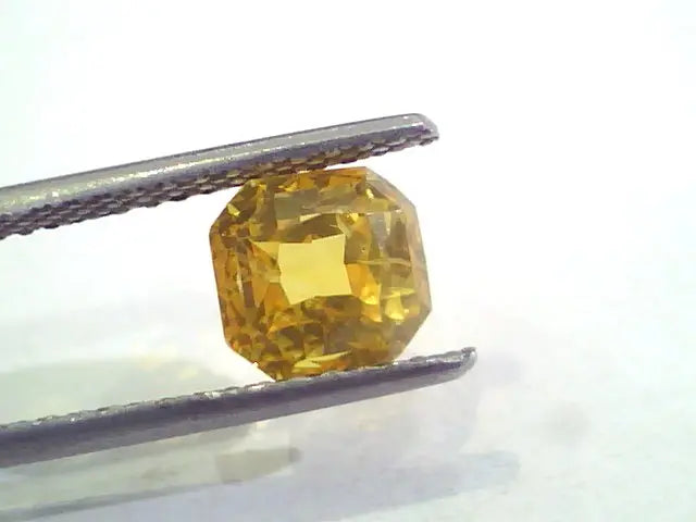 3.01 Ct 5 Ratti Untreated Natural Ceylon Yellow Sapphire Gemstones