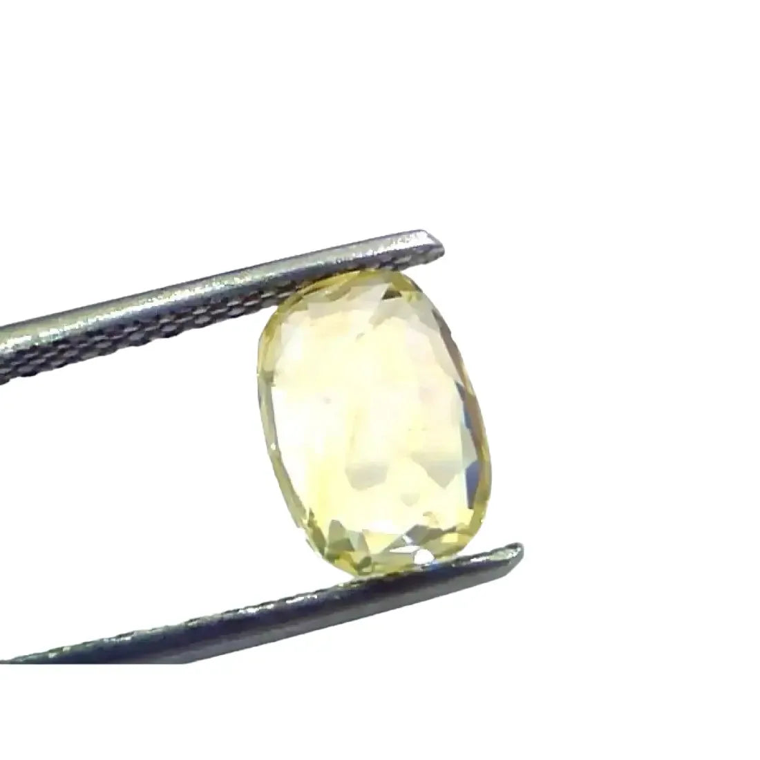 3.03 Ct IGI Certified Unheated Untreated Natural Ceylon Yellow Sapphire - Venus Gems