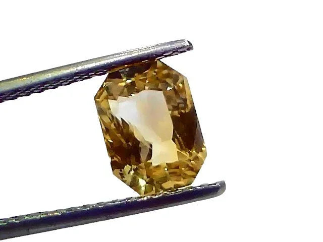 3.03 Ct IGI Certified Unheated Untreated Natural Ceylon Yellow Sapphire AAA - Venus Gems