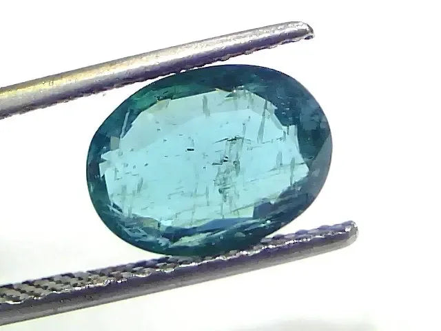 3.04 Ct GII Certified Untreated Natural Zambian Emerald Gemstones - Venus Gems