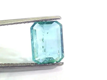 3.04 Ct Untreated Natural Zambian Emerald Gemstone Panna AAA++
