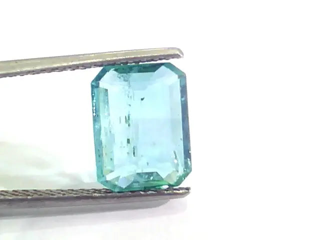 3.04 Ct Untreated Natural Zambian Emerald Gemstone Panna AAA++