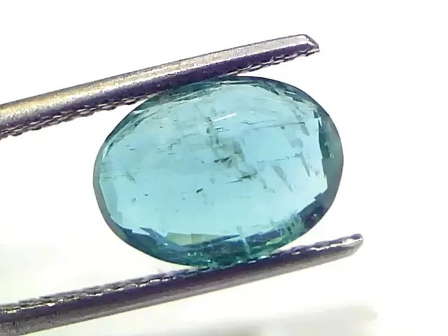 3.04 Ct GII Certified Untreated Natural Zambian Emerald Gemstones - Venus Gems