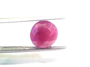 3.06 Ct Certified Unheated Untreated Natural New Burma Ruby