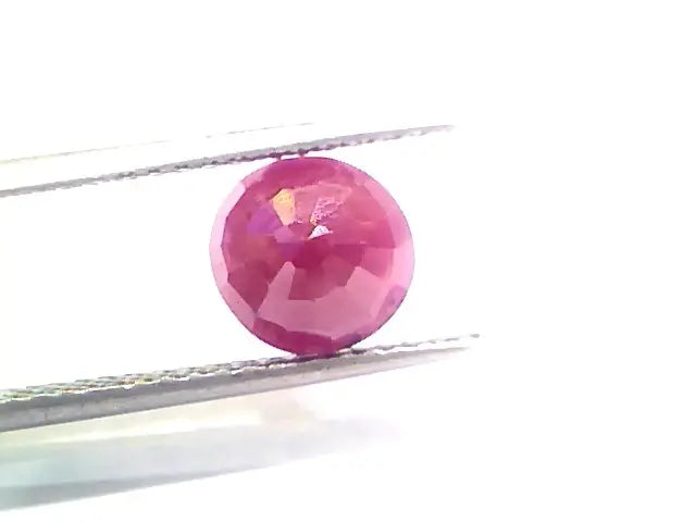 3.06 Ct Certified Unheated Untreated Natural New Burma Ruby