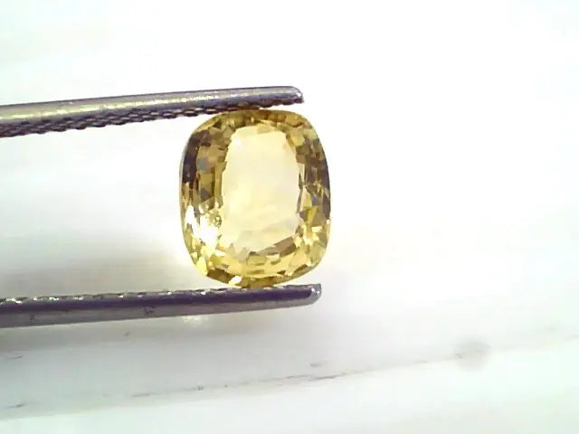 3.06 Ct 5 Ratti Unheated Untreated Natural Ceylon Yellow Sapphire
