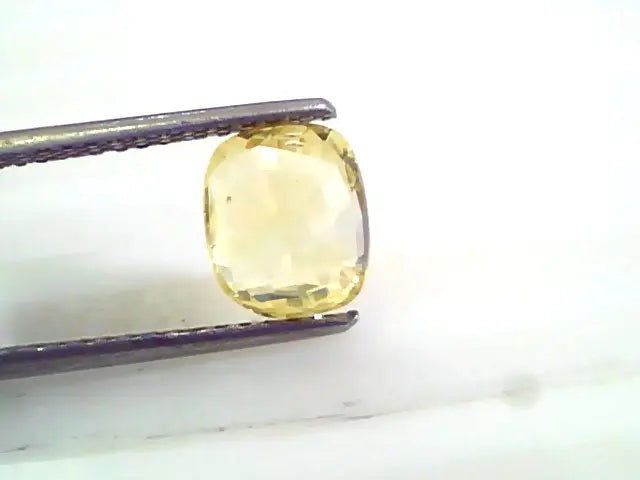 3.06 Ct 5 Ratti Unheated Untreated Natural Ceylon Yellow Sapphire