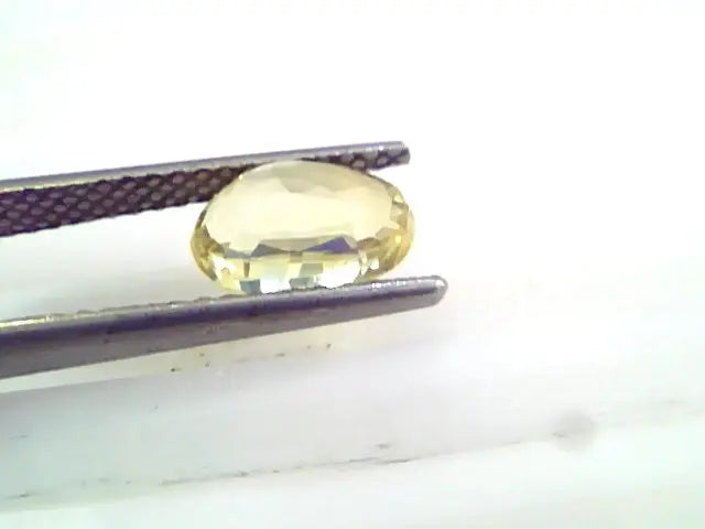 3.05 Ct 5 Ratti Unheated Untreated Natural Srilankan Yellow Sapphire