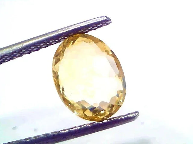 3.04 Ct IGI Certified Unheated Untreated Natural Ceylon Yellow Sapphire - Venus Gems