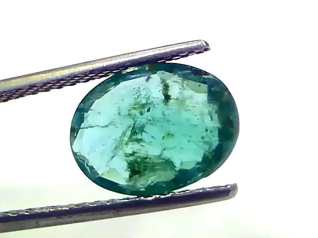 3.11 Ct Certified Untreated Natural Zambian Emerald Panna Gemstone - Venus Gems