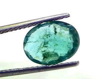 3.11 Ct Certified Untreated Natural Zambian Emerald Panna Gemstone - Venus Gems