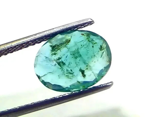 3.11 Ct Certified Untreated Natural Zambian Emerald Panna Gemstone - Venus Gems