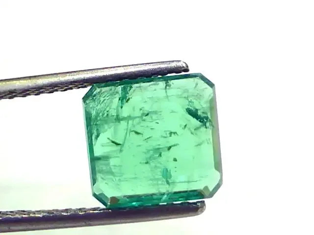 3.05 Ct GII Certified Untreated Natural Zambian Emerald Gems AAA - Venus Gems