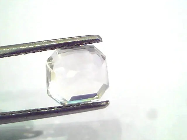 3.05 Ct Unheated Untreated IGI Certified Natural Ceylon White Sapphire