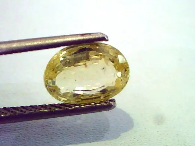 2.99 Ct Unheated Untreated Natural Ceylon Yellow Sapphire