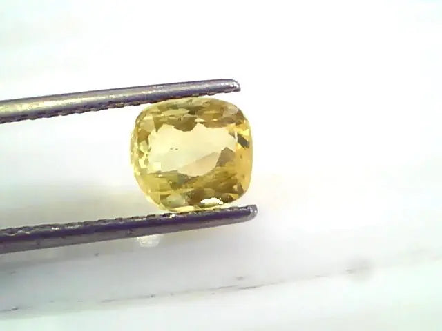 3.07 Ct 5 Ratti Unheated Untreated Natural Ceylon Yellow Sapphire