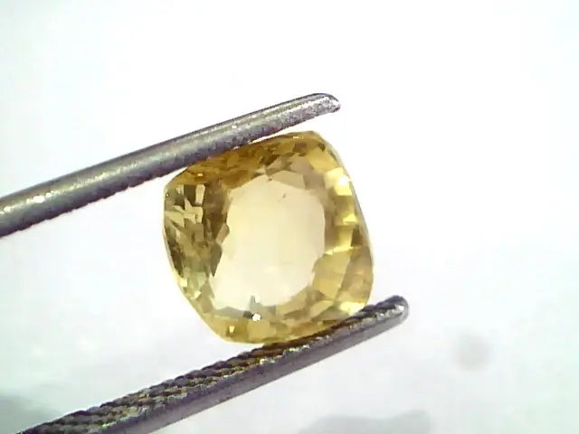 3.05 Ct IGI Certified Unheated Untreated Natural Ceylon Yellow Sapphire