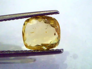 3.05 Ct 5 Ratti Unheated Untreated Natural Ceylon Yellow Sapphire