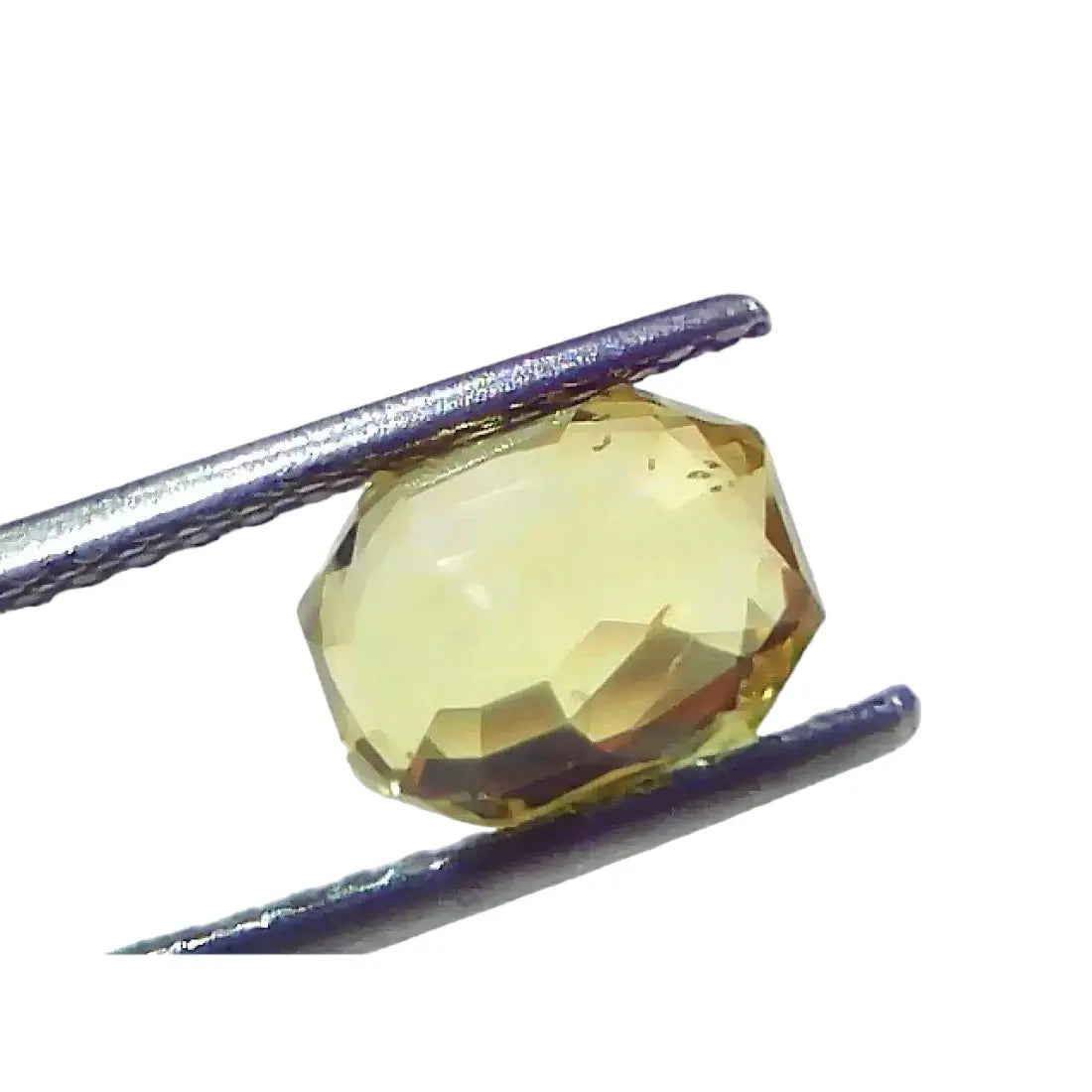 3.05 Ct IGI Certified Unheated Untreated Natural Ceylon Yellow Sapphire AAAAA