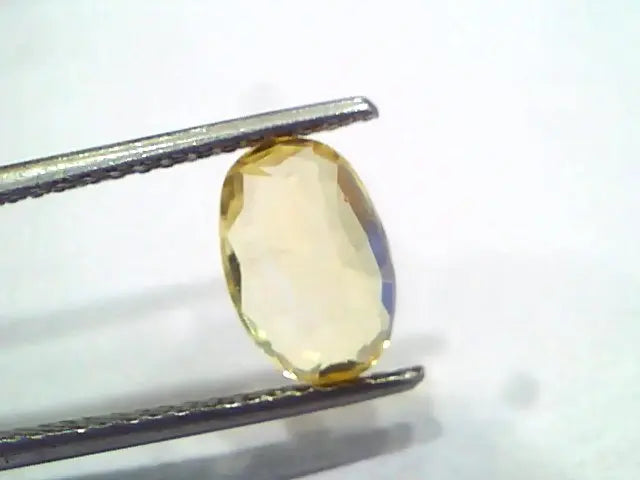 3.05 Ct Unheated Untreated Natural Ceylon Yellow Sapphire Gems