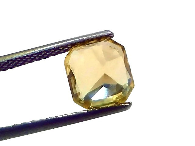 3.05 Ct IGI Certified Unheated Untreated Natural Ceylon Yellow Sapphire AAAA