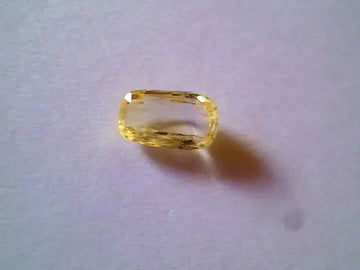 3.04 Ct Unheated Untreted Natural Ceylon Yellow Sapphire Pukhraj