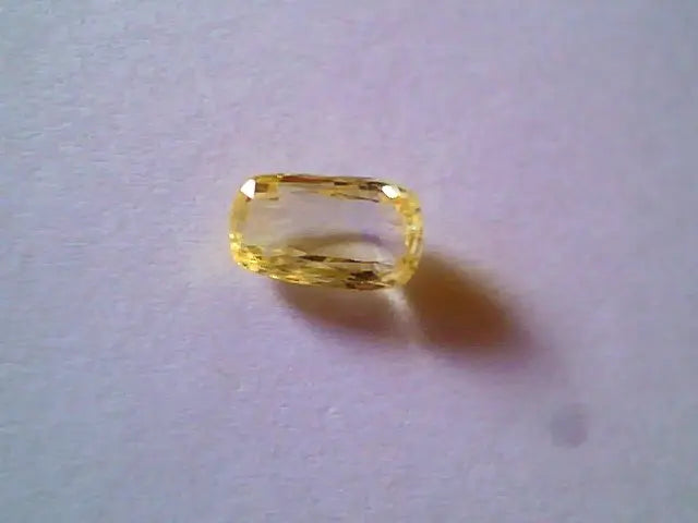 3.04 Ct Unheated Untreted Natural Ceylon Yellow Sapphire Pukhraj