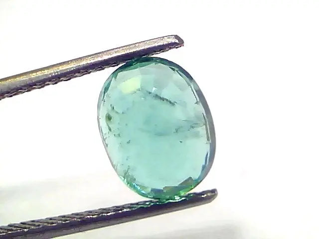 3.06 Ct GII Certified Untreated Natural Zambian Emerald Gemstone AAAAA