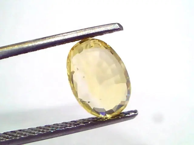 3.06 Ct IGI Certified Unheated Untreated Natural Ceylon Yellow Sapphire
