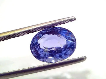 3.07 Ct GII Certified Unheated Untreated Natural Ceylon Blue Sapphire AAA
