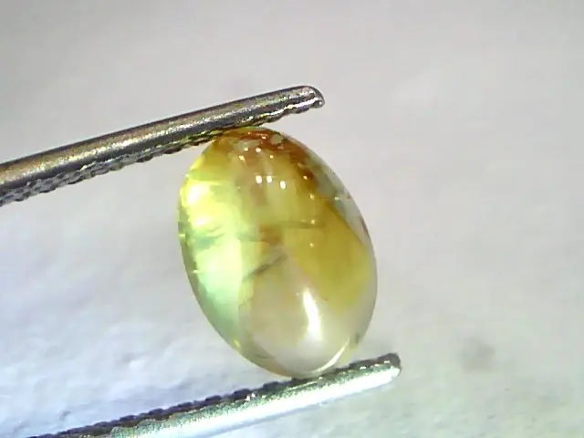 3.09 Ct Certified Untreated Natural Chrysoberyl Cats Eye,Lehsunia