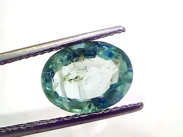3.09 Ct Certified Untreated Natural Zambian Emerald Panna Gemstone - Venus Gems
