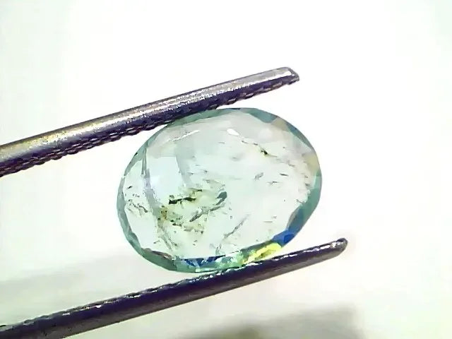 3.09 Ct Certified Untreated Natural Zambian Emerald Panna Gemstone - Venus Gems