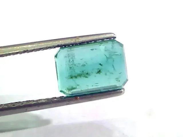 3.07 Ct Untreated Natural Zambian Emerald Gemstone Panna AAAAA - Venus Gems