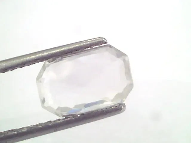 3.07 Ct Unheated Untreated Natural White Sapphire Gemstones - Venus Gems