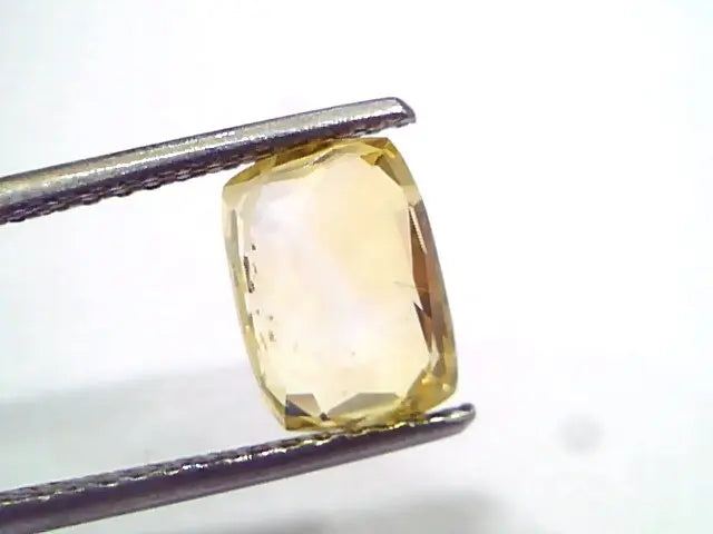 3.07 Ct IGI Certified Unheated Untreated Natural Ceylon Yellow Sapphire