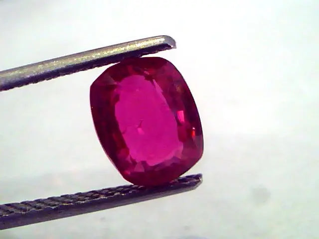 3.08 Ct GRS Certified Unheated Untreated Natural Old Burma Mines Ruby **Rare**
