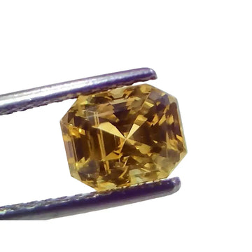 3.08 Ct IGI Certified Unheated Untreated Natural Ceylon Yellow Sapphire AAAAA