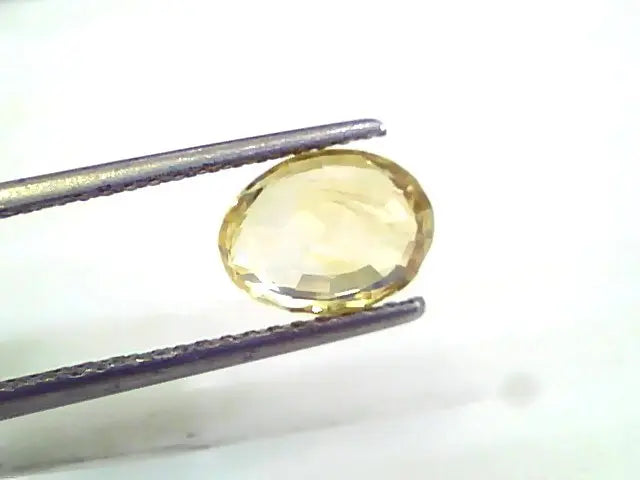 3.10 Ct 5.25 Ratti Unheated Untreated Natural Ceylon Yellow Sapphire