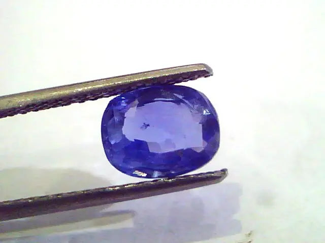 3.09 Ct Unheated Untreated Natural Ceylon Blue Sapphire Neelam Gems