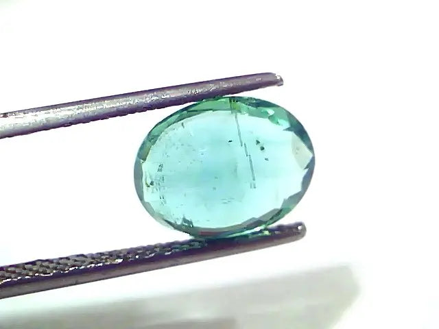 3.09 Ct IGI Certified Untreated Natural Zambian Emerald Gems AAA